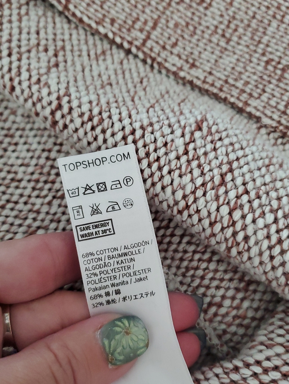 TOP SHOP- The Softest- Open Blazer, Sz. 4 US Like NEW - Picture 6 of 6